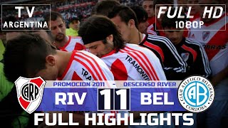 DESCENSO | River Plate - Belgrano (1-1) | FULL HD Resumen Completo &amp; Goles