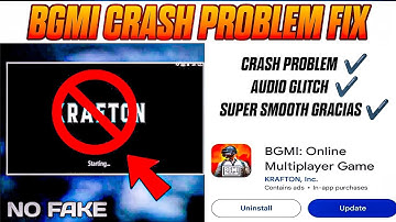 Bgmi 3.9 Crash Fix | Bgmi Super Smooth Graphics| Bgmi Audio Glitch Fix | New Update 3.9 Crash Fix