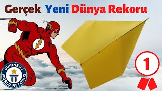 Gerçek Yeni Dünya Rekoru Kıran Kağıt Uçak Nasıl Yapılır?