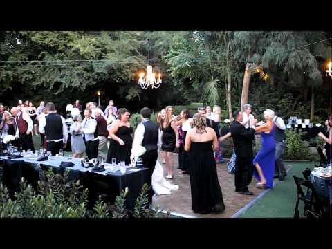 Glow Stick Dance at Bedford Springs Wedding 