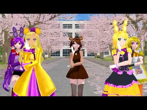 MMD FNAF - Lamb (Fredbear and Friends)