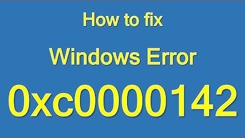 How to fix ESRV.EXE Application Error 0xc0000142 (Windows 10 , 8, 7)