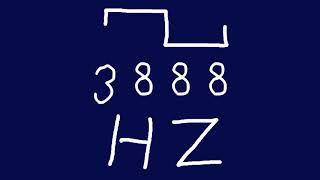 3888 hz square