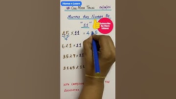 Multiplication Tricks in Vedic Maths #CoolMathsTricks #shortsMaths #shorts Maths Tricks