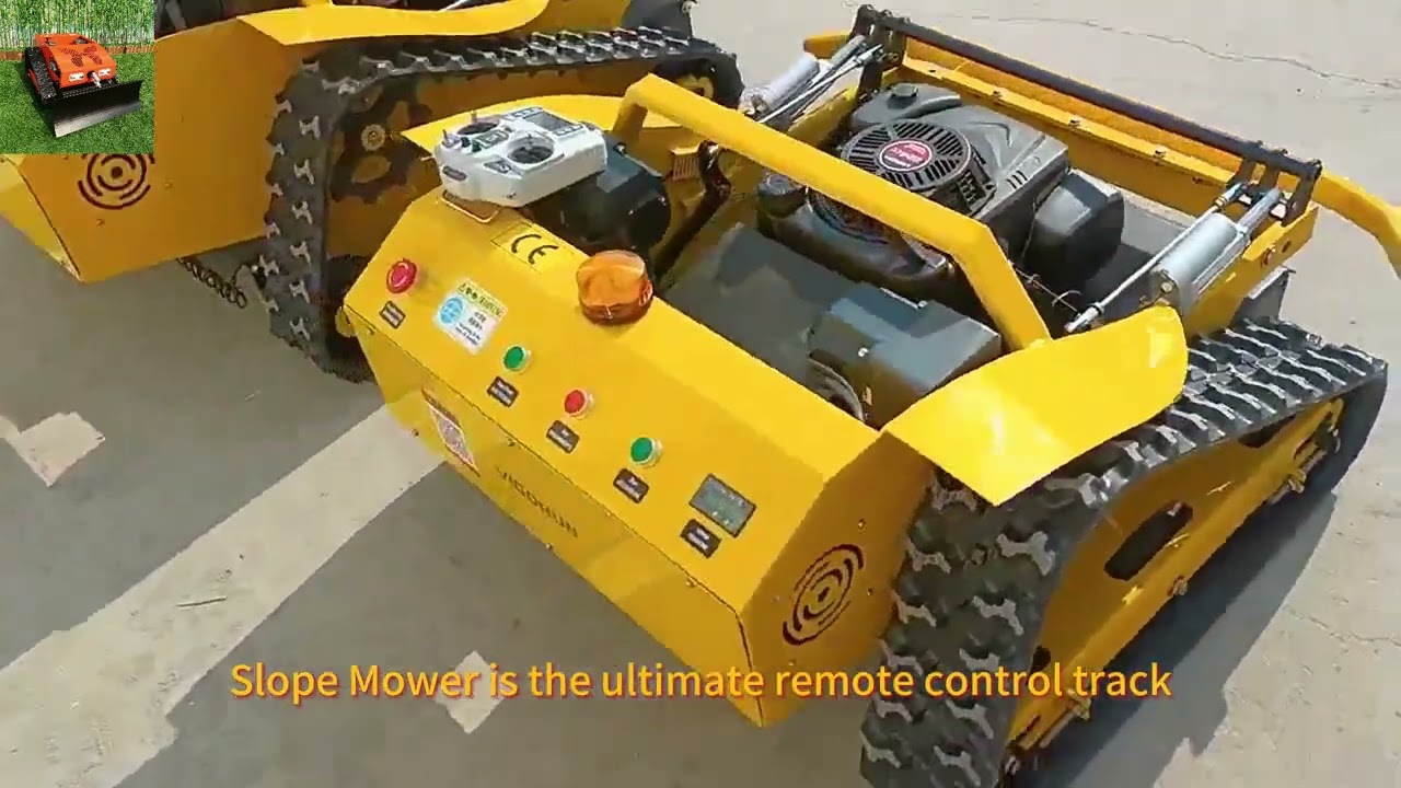 factory direct sales remote control caterpillar weed mower