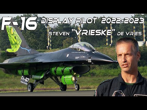 F-16 Belgian Solo Display  VRIESKE & Dream Viper,Belgian Air Force Days  BAF Days 2023 KEEBEE 4K???