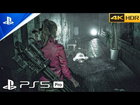 PS5 PRO Resident Evil 2 RAY-TRACING Gameplay Claire Redfield
