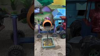 Diy Mini Tractor Material Rail System Build  Mini Construction Project Working Modelyoutubeshorts