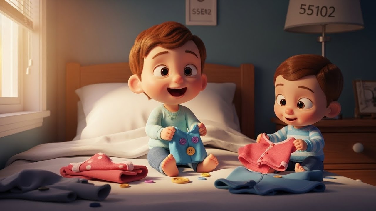 Buttons Song | Fun Learning Rhyme for Kids | Nursery Rhymes & Songs for Children