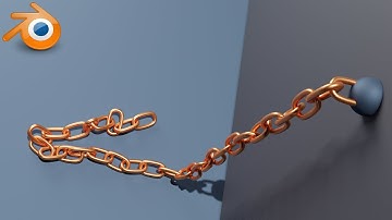 How to create a chain in Blender 2.9 - 186