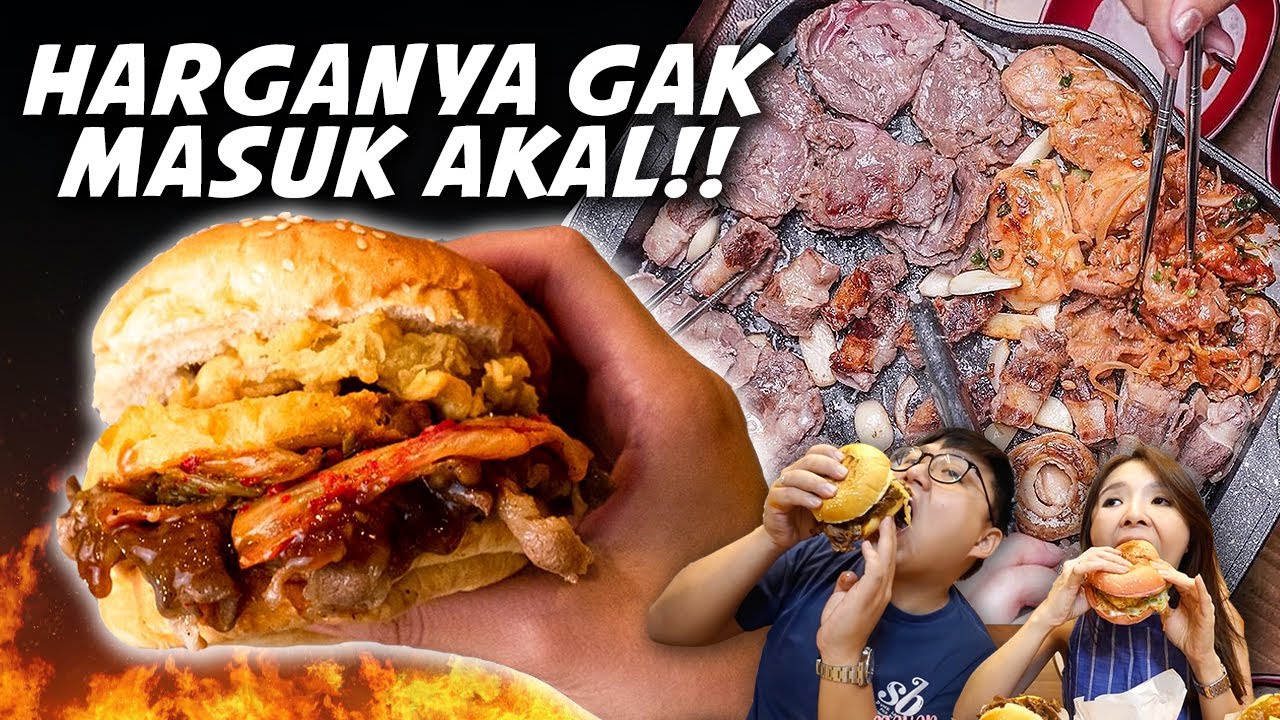 KOREAN BBQ BURGER MEWAH HARGA KAKI LIMA !! TOPPINGNYA GAK MASUK AKAL !!
