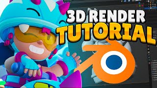 HOW TO MAKE BRAWL STARS 3D RENDERS!!! FULL GUIDE!! MODEL PACKS AND PSD TEXTURE PACK INCLUDED! screenshot 5