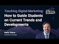 How to guide students on certain trend and developments  rafic sinno
