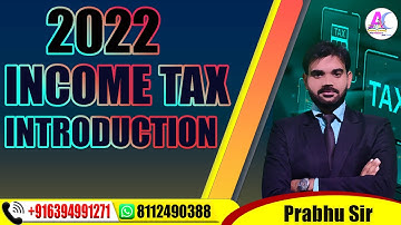Income Tax || Introduction  || FUll Concept || BHU MCOM ENTRANCE 2022 ||Complete Course Join Now