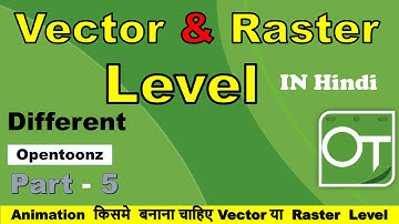 OpenToonz - Different Between Vector VS Raster Levels |   Opentoonz Tutorial