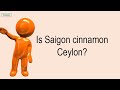 Is saigon cinnamon ceylon