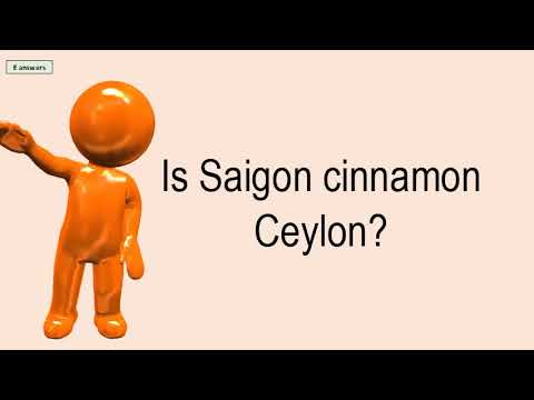 Video: Kāda ir atšķirība starp Ceilonas kanēli un Vjetnamas kanēli?