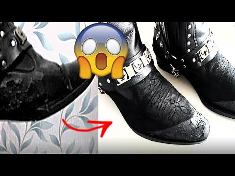 Video: Peelingschoenen repareren (kunstleer en gebarsten leer)