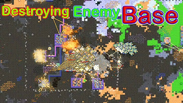 Destroying Enemy Base Sectorized Multiplayer PVP Gameplay 5 - Mindustry in a Nutshell