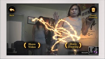 Messing around with Kinect Sparkler