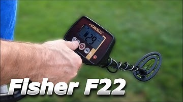 Uitpakken en demo van de Fisher F22 metaaldetector