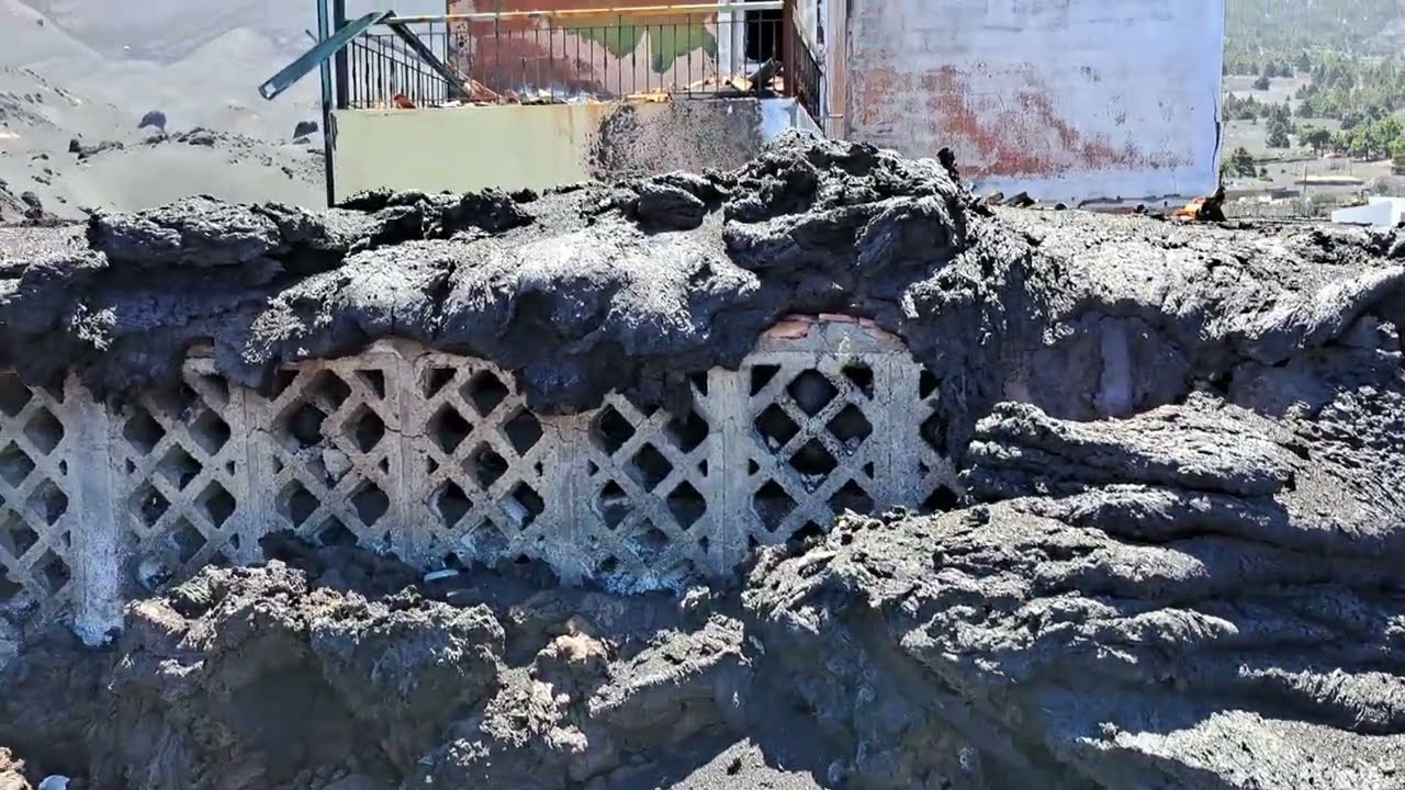 *LAVA VILLAGE* on La Palma; Destruction from 2021 Volcano Eruption 