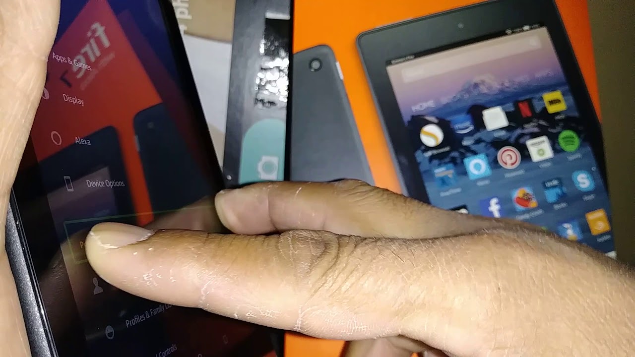 Amazon fire 7 turn off talkback / voiceview - YouTube