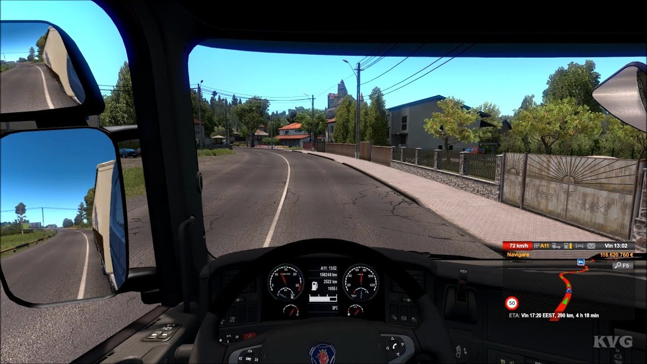 Euro Truck Simulator 2 - Road to the Black Sea Gameplay (PC HD)  [1080p60FPS] 