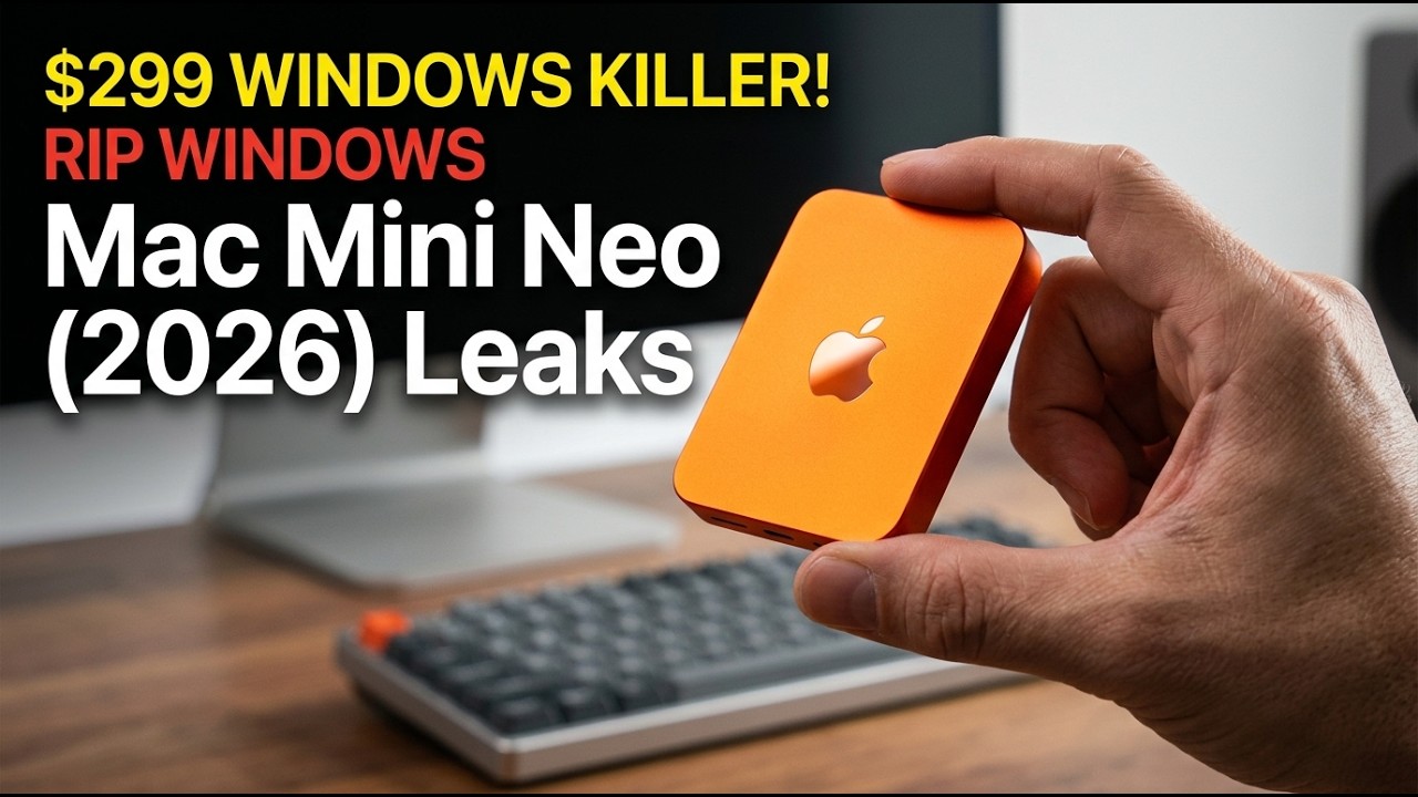 Apple Mac Neo Leaked: The $299 Windows PC Killer is Here! - YouTube