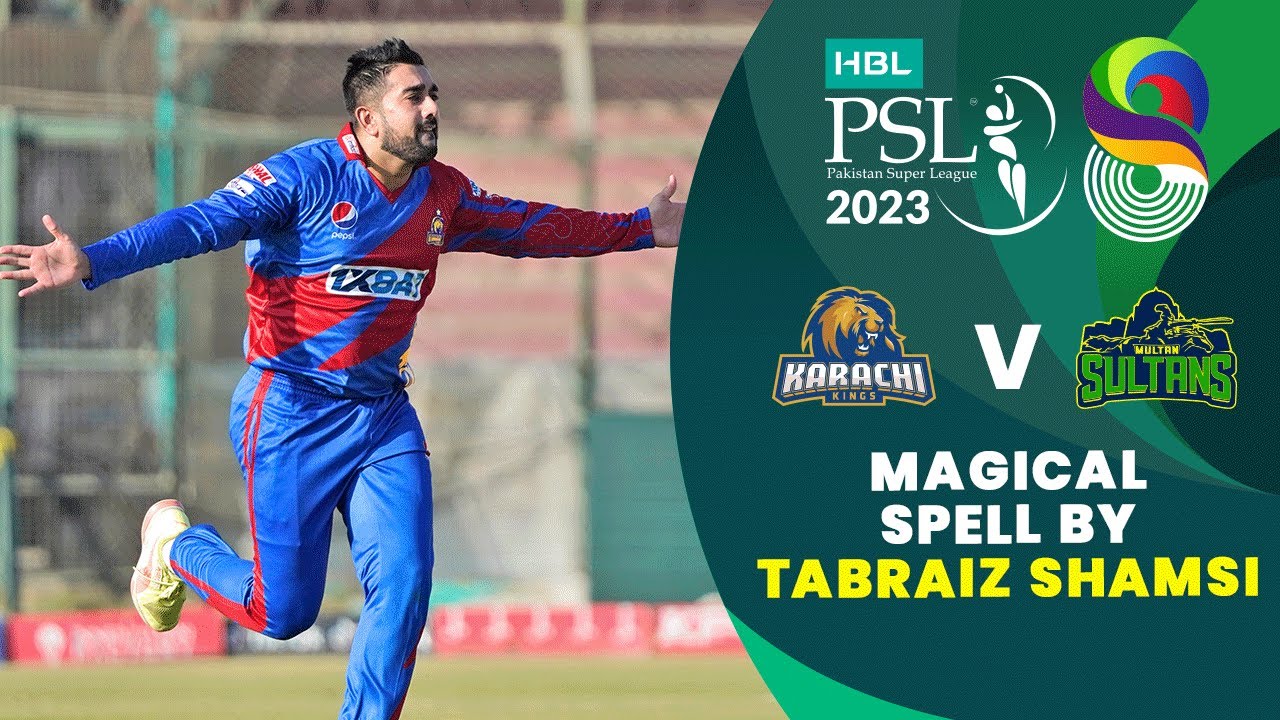 ⁣Magical Spell By Tabraiz Shamsi | Karachi Kings vs Multan Sultans | Match 14 | HBL PSL 8 | MI2T