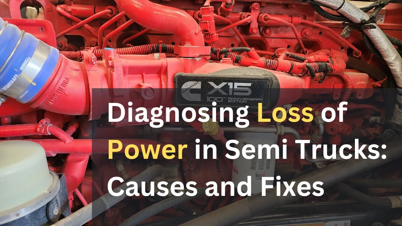 Diagnosing Loss of Power in Semi Trucks Common Causes and Fixes YouTube