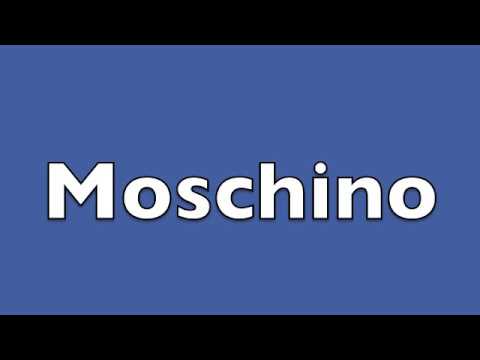 moschino pronounce