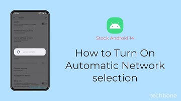 How to Turn On Automatic Network selection [Android 14]