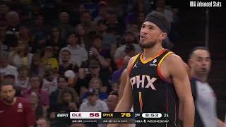 Devin Booker 40 pts 1 reb 8 ast vs Cleveland Cavaliers | 2024-04-03