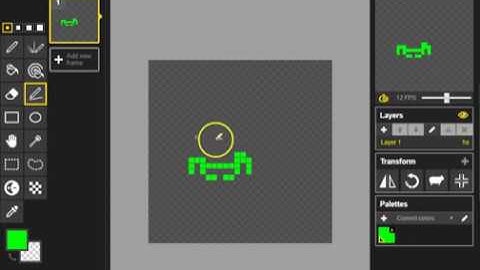speed drawing #1 space invaders