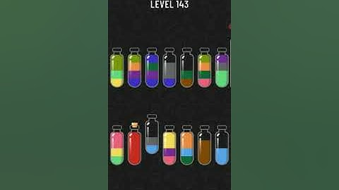 Soda Sort Puzzle Color Water Game Level 143 WalkThrough Solution Gameplay