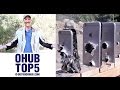 OHubTop 5 - Shooting IPhones with AK/ Snake Eats a Mans Leg/The Best New Hunting Gear