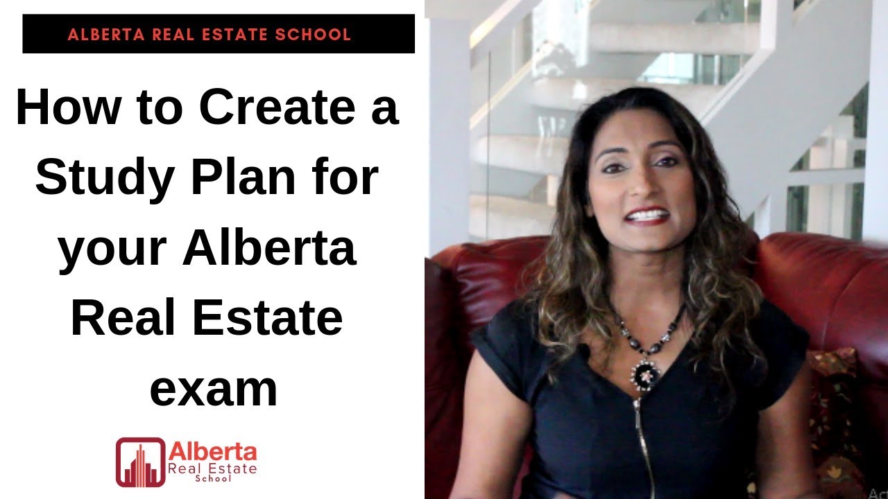 How to Create a Study Plan for your Alberta Real Estate Exam? YouTube