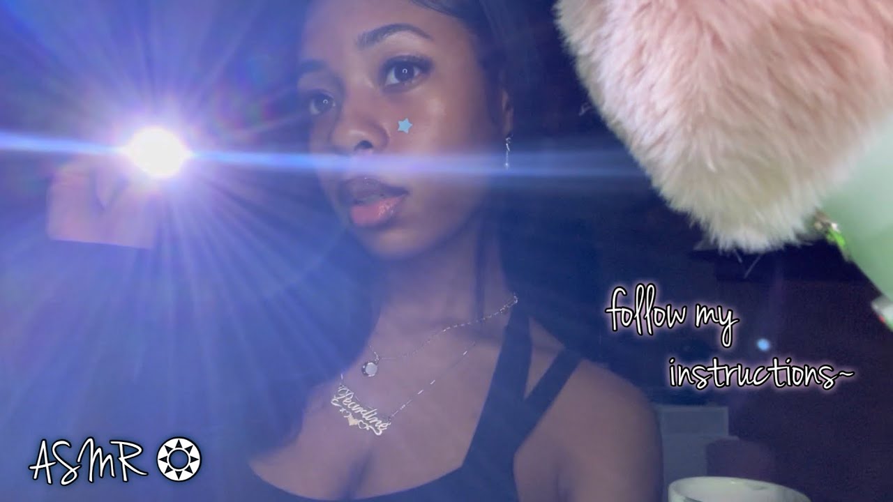 Super relaxing ASMR cool & warm light triggers | follow my instructions, whispering