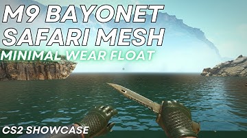 M9 Bayonet Safari Mesh (Minimal Wear) | CS2 Skin Showcase #1449