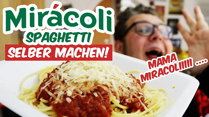 REZEPT: MIRACOLI SPAGHETTI mit TOMATENSAUCE selber machen!