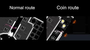 The Tempest by rafer: Coin Route vs Normal Route Side-by-Side Comparison | Geometry Dash