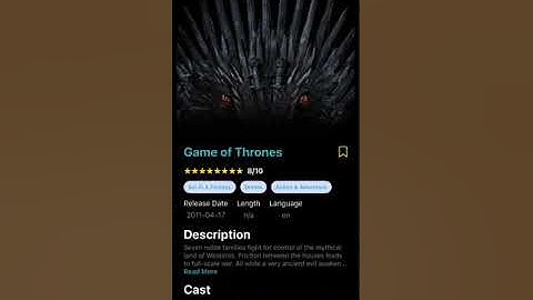 iOS Movie application Demo Using TMDB API