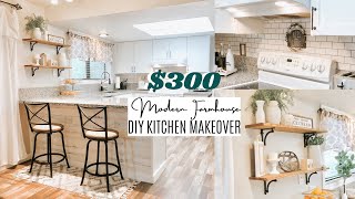 $300 DIY KITCHEN MAKEOVER | BUDGET DIY KITCHEN UPDATES