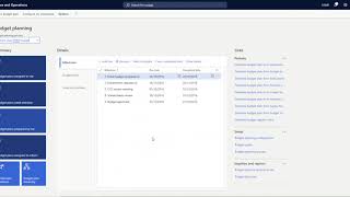 Demo of Microsoft Dynamics 365 Finance - Budgeting screenshot 5