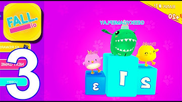 Fall.io - Race of Dino - Gameplay Walkthrough, Dino, Dragon & Bird ( iOS, Android) | Part 03