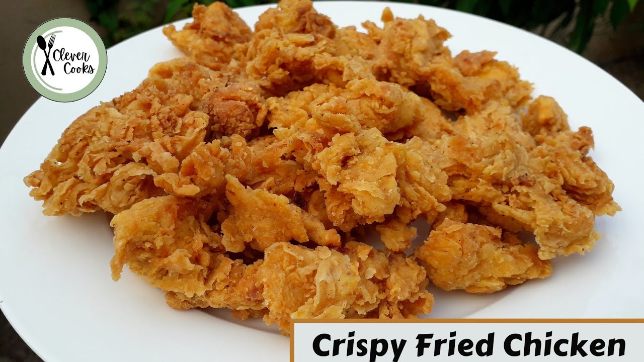 Extra Crispy Fried Chicken -Fried Chicken Recipe - Crispy Chicken Tenders || Clever Cooks ||