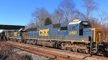 A Long CSX Q373-27 In Shenandoah Junction