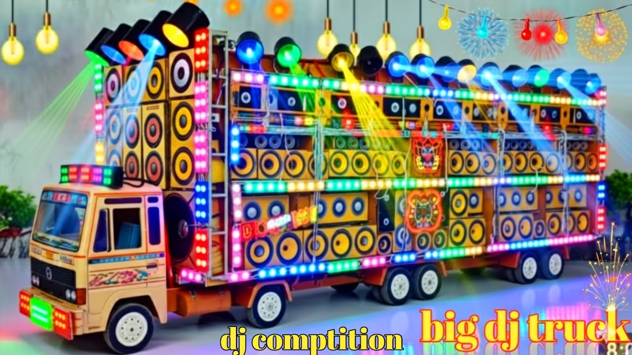 Mini Dj Truck Setup | how to make mini dj setup with cardboard Making Dj setup at home new dj wala