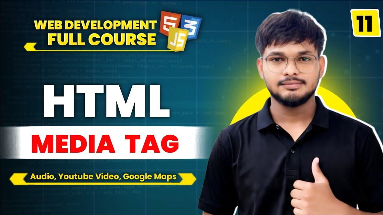 HTML Video, Audio & iFrame Tags Explained | Web Development Full Course ...